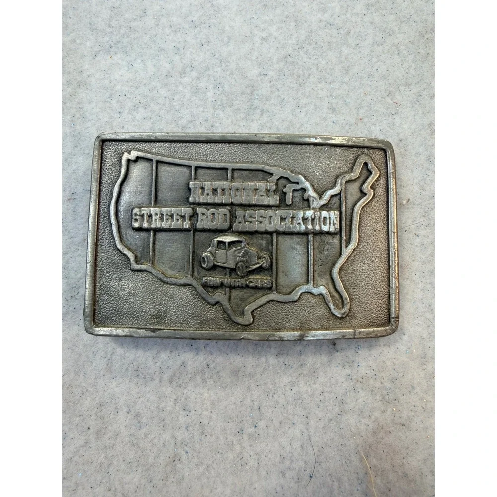 Vintage National Street Rod Association NSRA Special Edition Car Belt Buckle